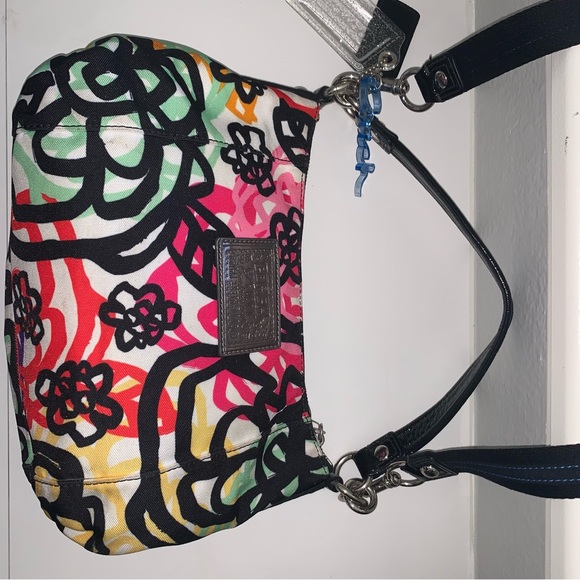 VINTAGE Coach Poppy Groovy Crossbody Bag - Picture 3 of 11